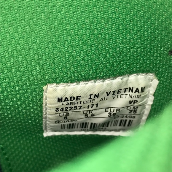 Green blue and yellow Hi-top Nike - Picture 7 of 8